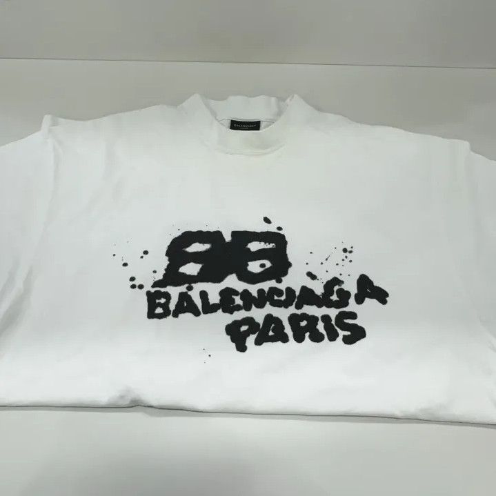 Balenciaga Balenciaga SS23 Letter Print Short Sleeve T-Shirt Size US S / EU 44-46 / 1 - 9 Thumbnail