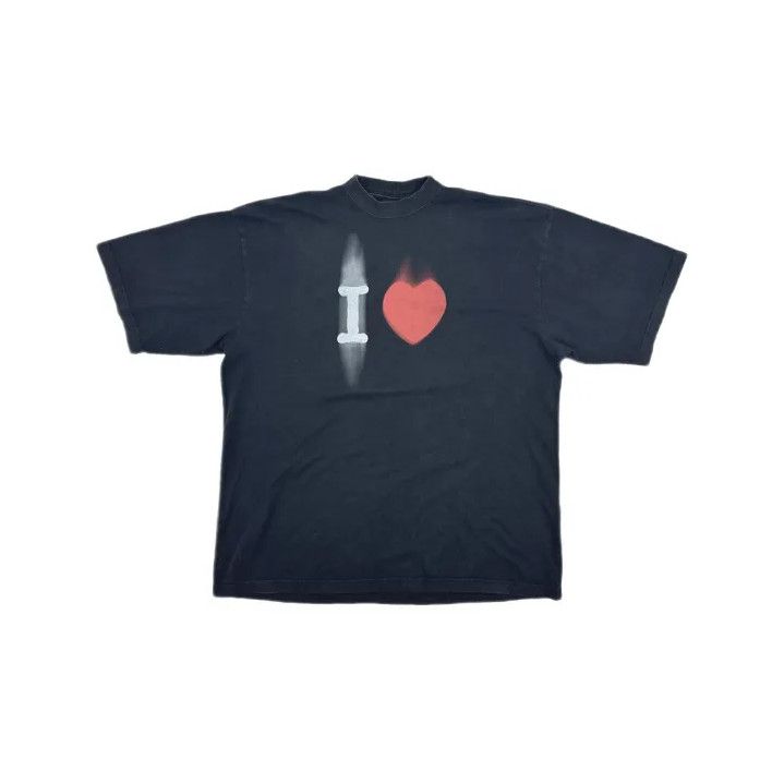 Balenciaga Balenciaga I Heart Print Short Sleeve T-Shirt Size US S / EU 44-46 / 1 - 2 Thumbnail