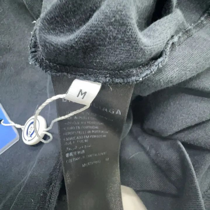 Balenciaga Balenciaga Black Logo Print Short Sleeve T-Shirt Size US M / EU 48-50 / 2 - 4 Thumbnail