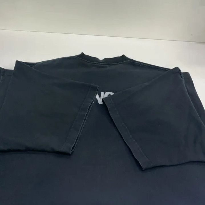 Balenciaga Balenciaga Black Logo Print Short Sleeve T-Shirt Size US M / EU 48-50 / 2 - 13 Thumbnail