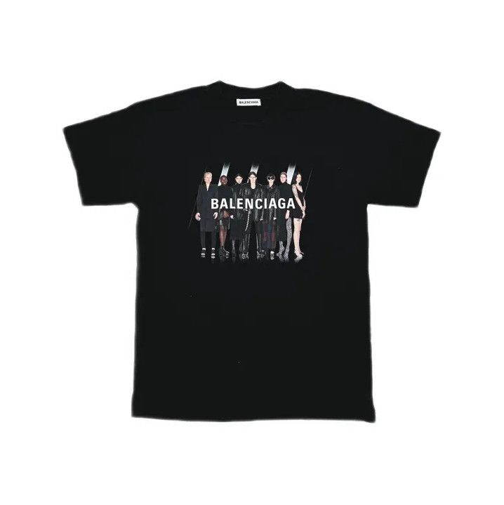 Balenciaga Balenciaga Black Crew Neck Graphic T-Shirt Size US XS / EU 42 / 0 - 2 Thumbnail