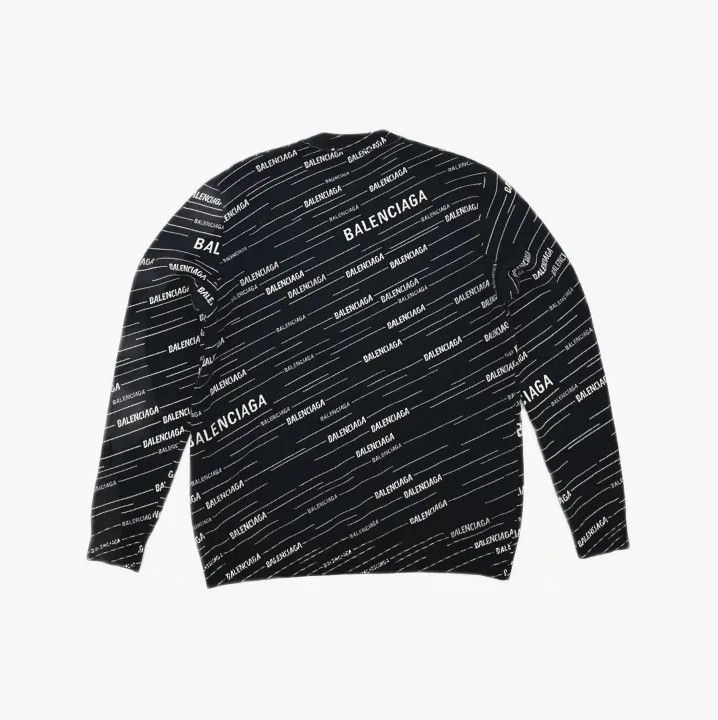 Balenciaga Balenciaga Classic Casual Oversized Sweater in Black Size US S / EU 44-46 / 1 - 3 Thumbnail