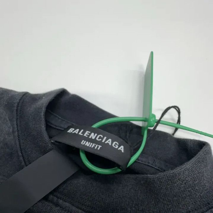 Balenciaga Balenciaga Black Oversized Short Sleeve T-Shirt Size US M / EU 48-50 / 2 - 4 Thumbnail