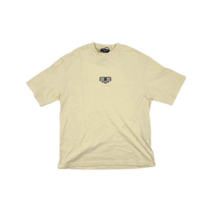 Balenciaga Balenciaga Logo Print Relaxed Short Sleeve T-Shirt Size US M / EU 48-50 / 2 - 2 Thumbnail