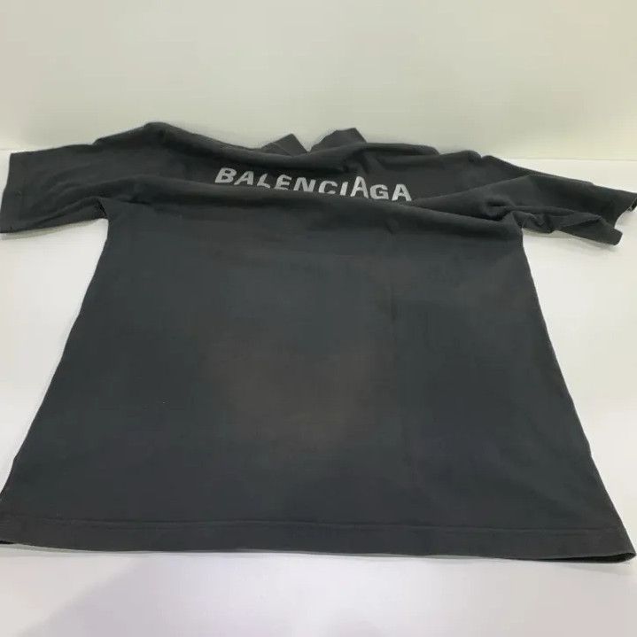 Balenciaga Balenciaga Black Logo Print Short Sleeve T-Shirt Size US S / EU 44-46 / 1 - 15 Thumbnail