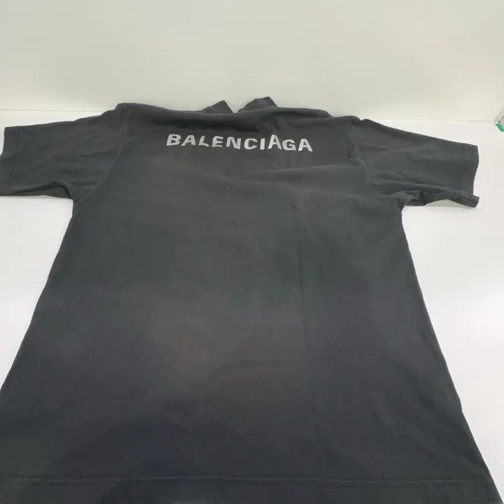 Balenciaga Balenciaga Black Logo Print Short Sleeve T-Shirt Size US S / EU 44-46 / 1 - 16 Thumbnail