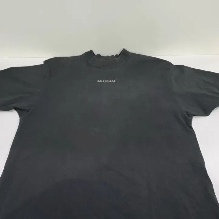 Balenciaga Balenciaga Black Logo Print Short Sleeve T-Shirt Size US S / EU 44-46 / 1 - 17 Thumbnail