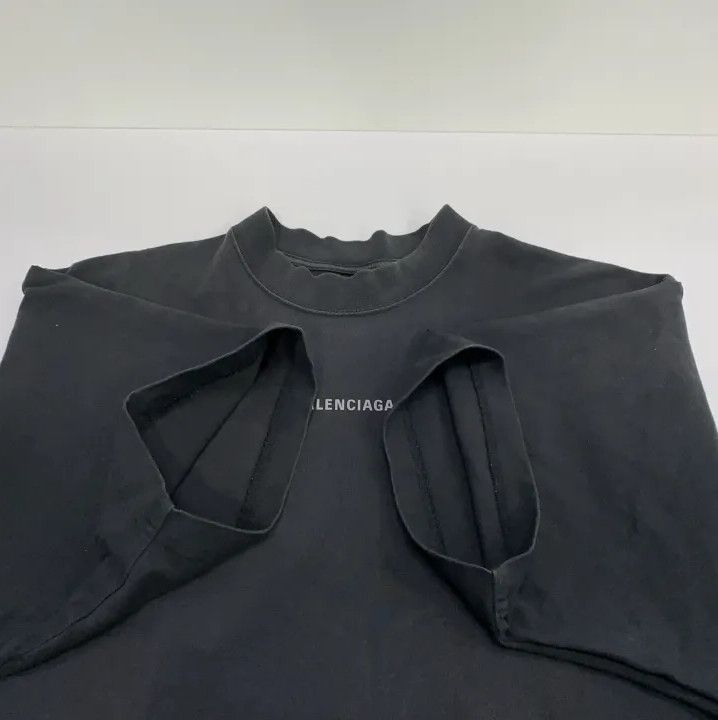 Balenciaga Balenciaga Black Logo Print Short Sleeve T-Shirt Size US S / EU 44-46 / 1 - 9 Thumbnail