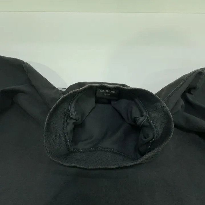 Balenciaga Balenciaga Black Logo Print Short Sleeve T-Shirt Size US S / EU 44-46 / 1 - 7 Thumbnail