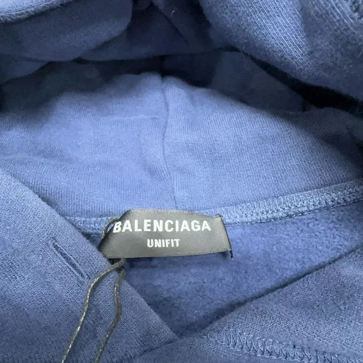 Balenciaga Balenciaga Casual Blue Long Sleeve Sweatshirt Size US S / EU 44-46 / 1 - 5 Thumbnail