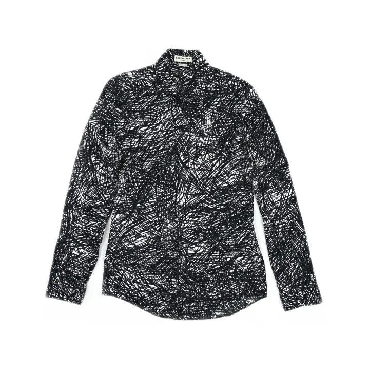 Balenciaga Balenciaga Graffiti Long Sleeve Shirt for Unisex Size US M / EU 48-50 / 2 - 2 Thumbnail