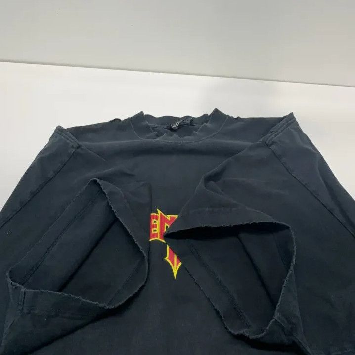 Balenciaga Balenciaga SS22 Metallica Graphic Black T-Shirt Size US M / EU 48-50 / 2 - 12 Thumbnail