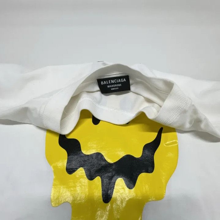 Balenciaga Balenciaga SS21 Dripping Smile Print Casual T-shirt Size US S / EU 44-46 / 1 - 6 Thumbnail