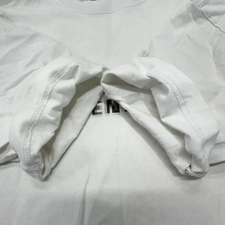 Balenciaga Balenciaga Logo Print White Short-Sleeve T-Shirt Size US L / EU 52-54 / 3 - 6 Thumbnail
