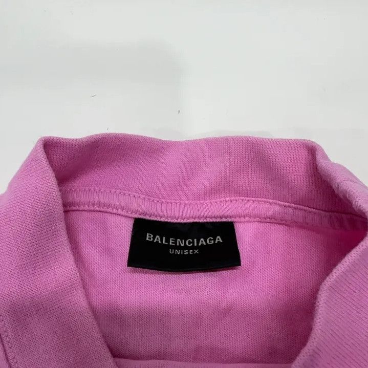 Balenciaga Balenciaga SS23 Printed Pink Oversized T-Shirt Size US S / EU 44-46 / 1 - 4 Thumbnail