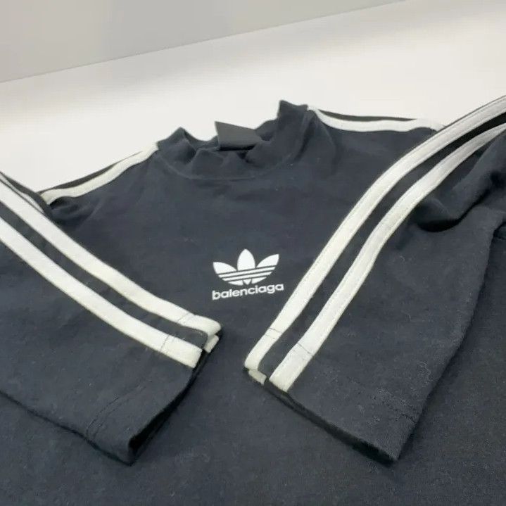 Balenciaga Balenciaga x Adidas Classic Logo Long Sleeve Sweatshirt Size US S / EU 44-46 / 1 - 12 Thumbnail