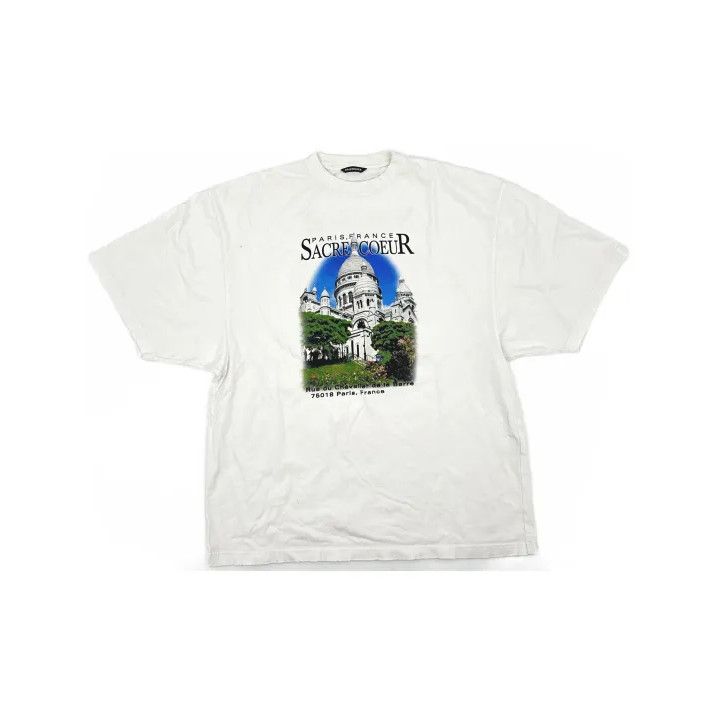 Balenciaga Balenciaga Graphic Print Short Sleeve T-Shirt Size US M / EU 48-50 / 2 - 2 Thumbnail