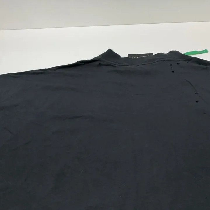 Balenciaga Balenciaga Black Graphic Short Sleeve T-Shirt Size US M / EU 48-50 / 2 - 10 Thumbnail