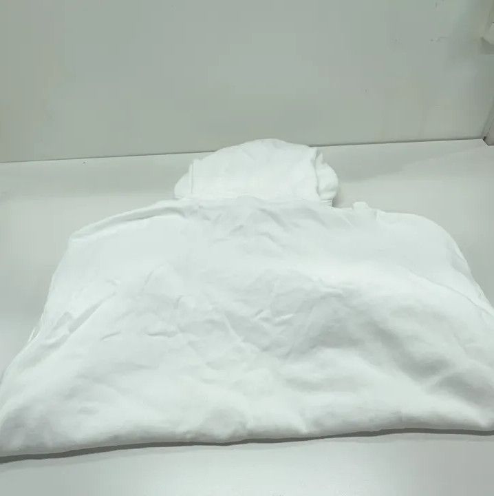 Balenciaga Balenciaga White Logo Drawstring Hoodie Size US M / EU 48-50 / 2 - 15 Thumbnail