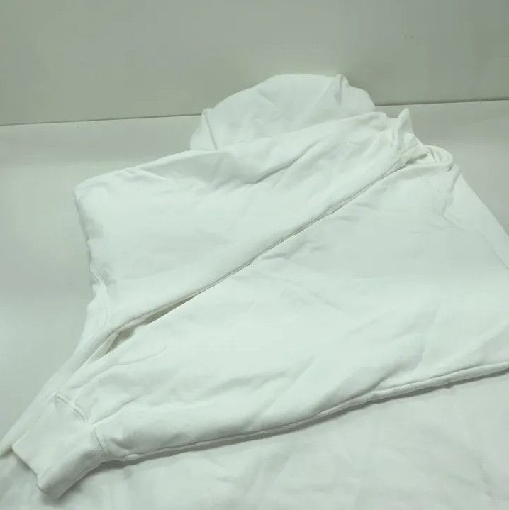 Balenciaga Balenciaga White Logo Drawstring Hoodie Size US M / EU 48-50 / 2 - 17 Thumbnail