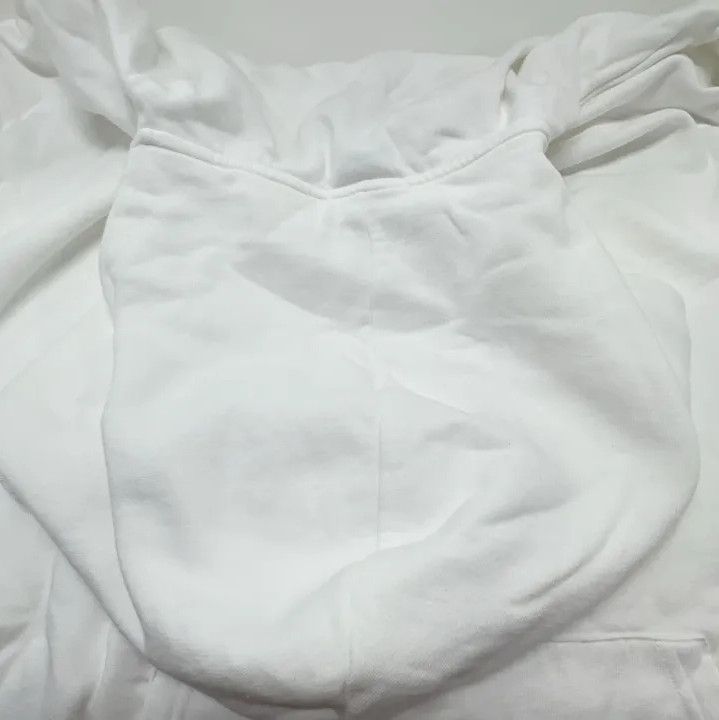 Balenciaga Balenciaga White Logo Drawstring Hoodie Size US M / EU 48-50 / 2 - 9 Thumbnail