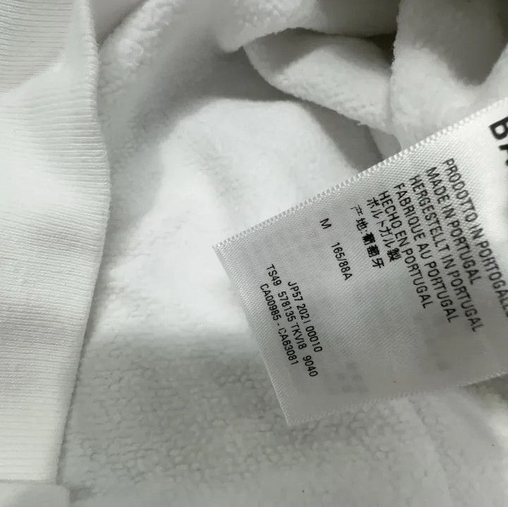 Balenciaga Balenciaga White Drawstring Long Sleeve Hoodie Size US M / EU 48-50 / 2 - 4 Thumbnail
