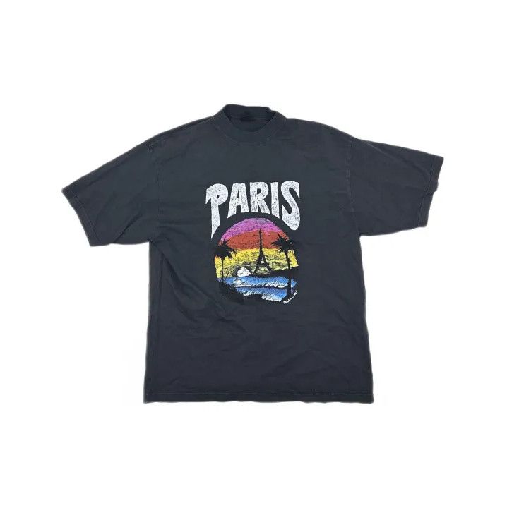 Balenciaga Balenciaga Graphic Print Short Sleeve T-Shirt Size US L / EU 52-54 / 3 - 2 Thumbnail