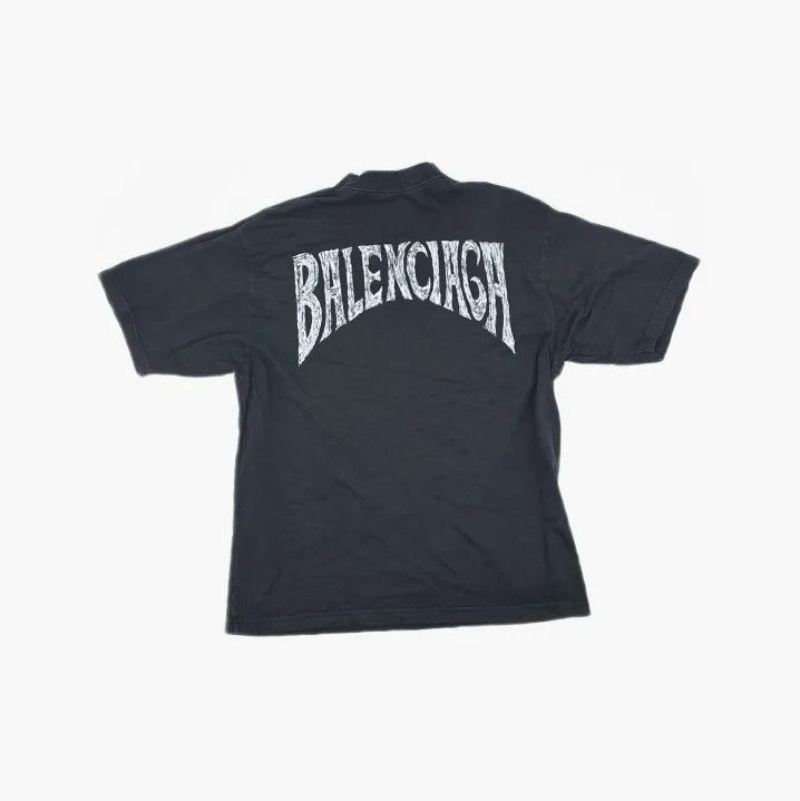 Balenciaga Balenciaga Graphic Print Short Sleeve T-Shirt Size US L / EU 52-54 / 3 - 3 Thumbnail