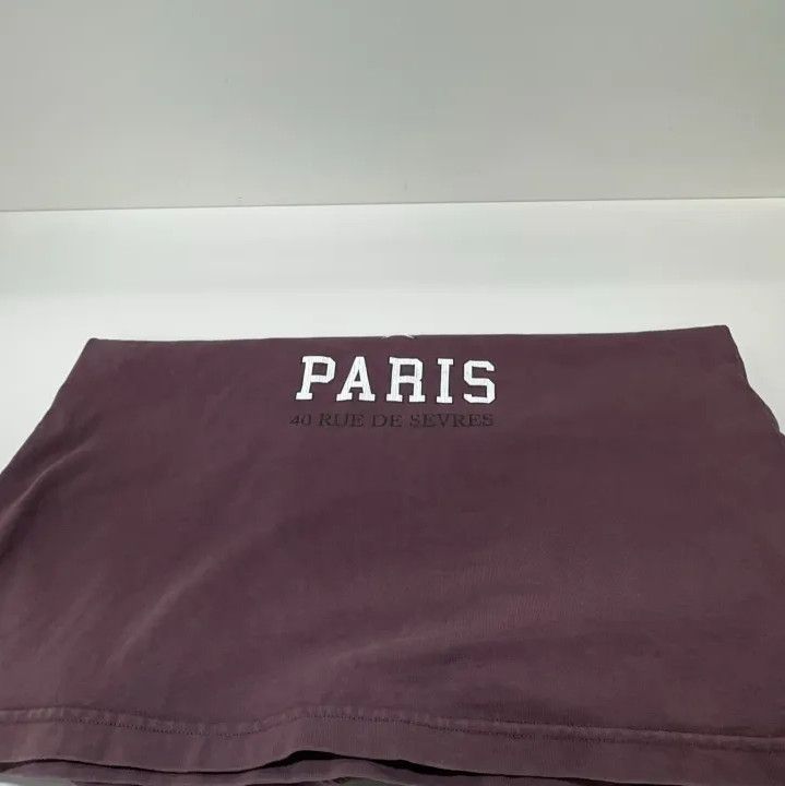 Balenciaga Balenciaga Logo Short Sleeve T-Shirt in Purple Size US XXS / EU 40 - 10 Thumbnail