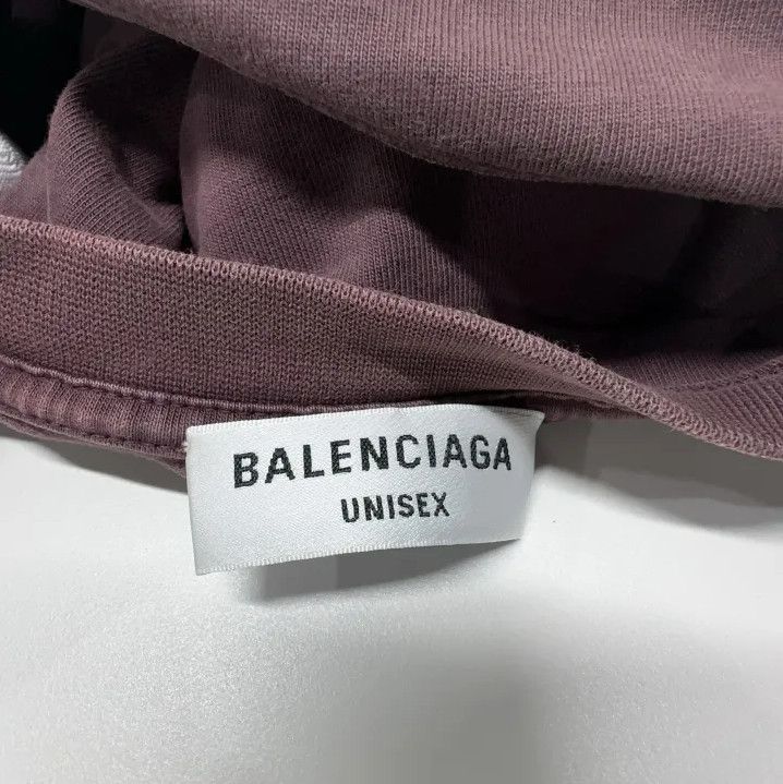 Balenciaga Balenciaga Logo Short Sleeve T-Shirt in Purple Size US XXS / EU 40 - 5 Thumbnail