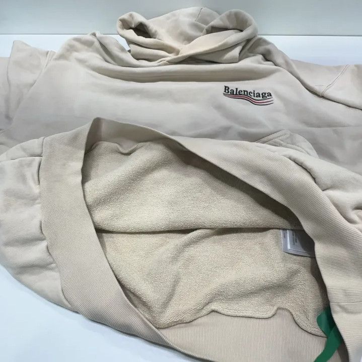 Balenciaga Balenciaga Logo Print Hooded Sweatshirt for Men Size US M / EU 48-50 / 2 - 9 Thumbnail