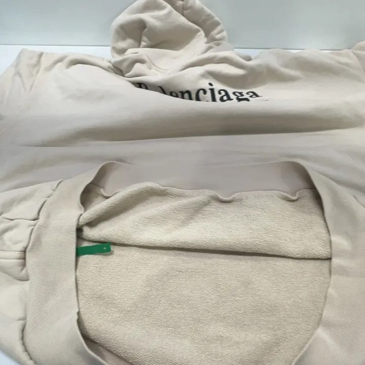Balenciaga Balenciaga Logo Print Hooded Sweatshirt for Men Size US M / EU 48-50 / 2 - 14 Thumbnail