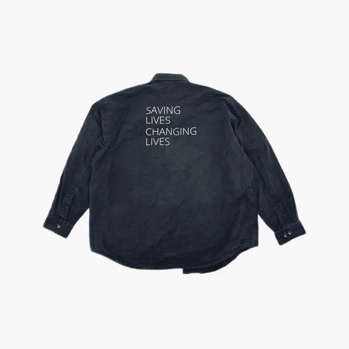 Balenciaga Balenciaga Black Long Sleeve Button-Up Shirt Size US M / EU 48-50 / 2 - 3 Thumbnail