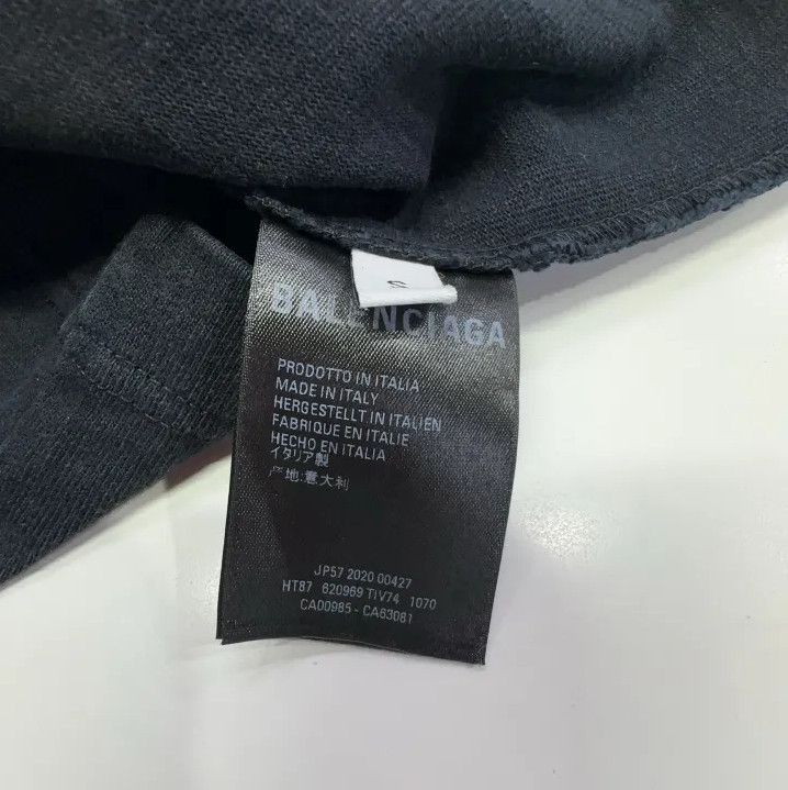 Balenciaga Balenciaga Black Crew Neck Short Sleeve T-shirt Size US S / EU 44-46 / 1 - 4 Thumbnail