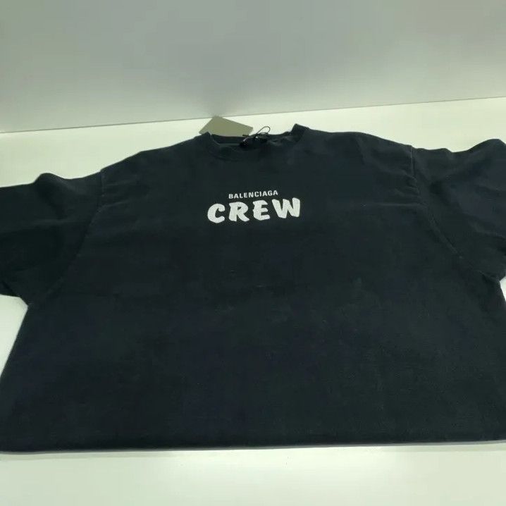 Balenciaga Balenciaga Black Crew Neck Short Sleeve T-shirt Size US S / EU 44-46 / 1 - 9 Thumbnail