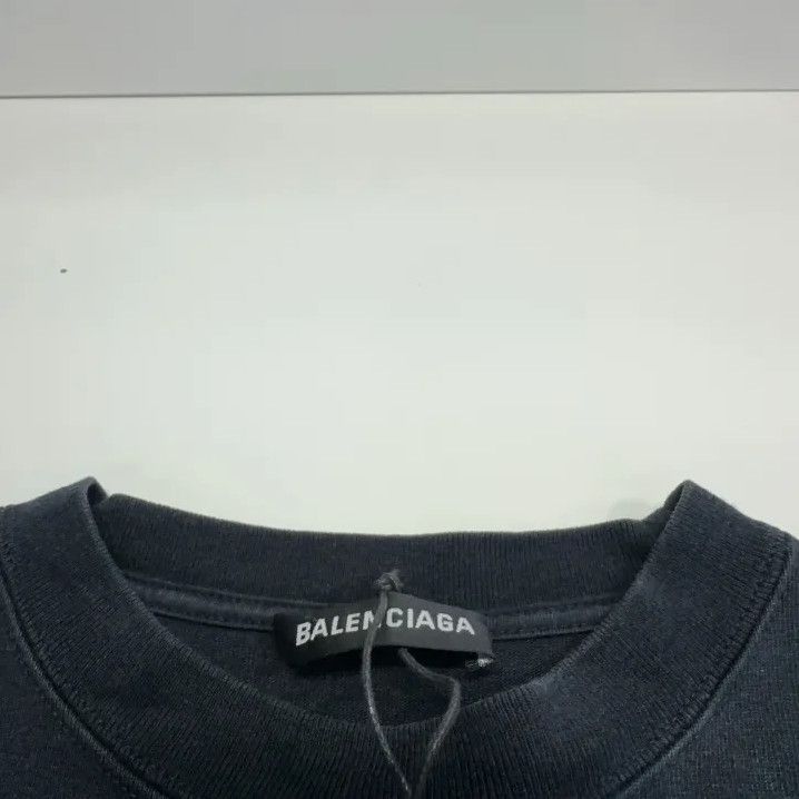 Balenciaga Balenciaga Black Crew Neck Short Sleeve T-shirt Size US S / EU 44-46 / 1 - 6 Thumbnail