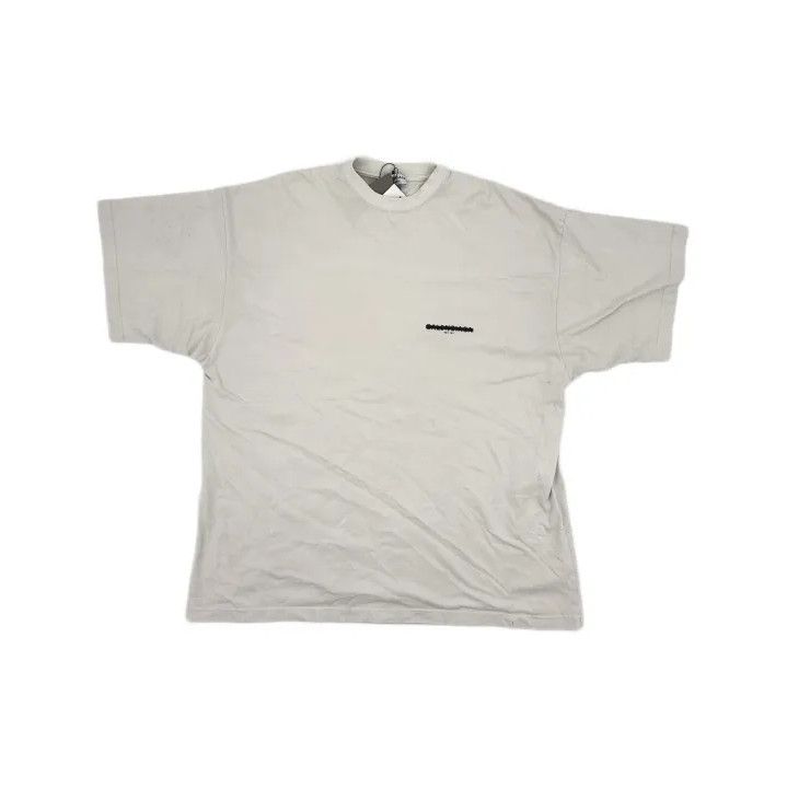 Balenciaga Balenciaga FW22 Logo Print White T-Shirt Size US M / EU 48-50 / 2 - 2 Thumbnail