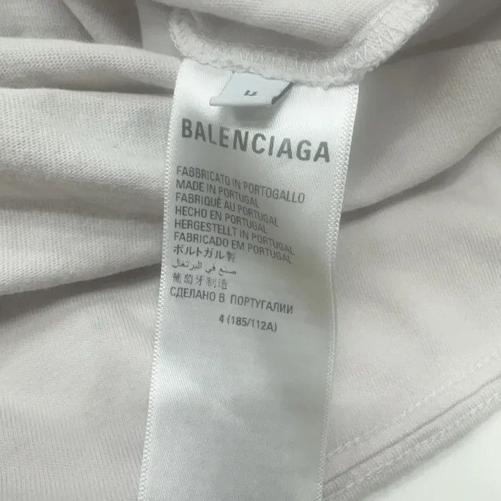 Balenciaga Balenciaga FW22 Logo Print White T-Shirt Size US M / EU 48-50 / 2 - 6 Thumbnail