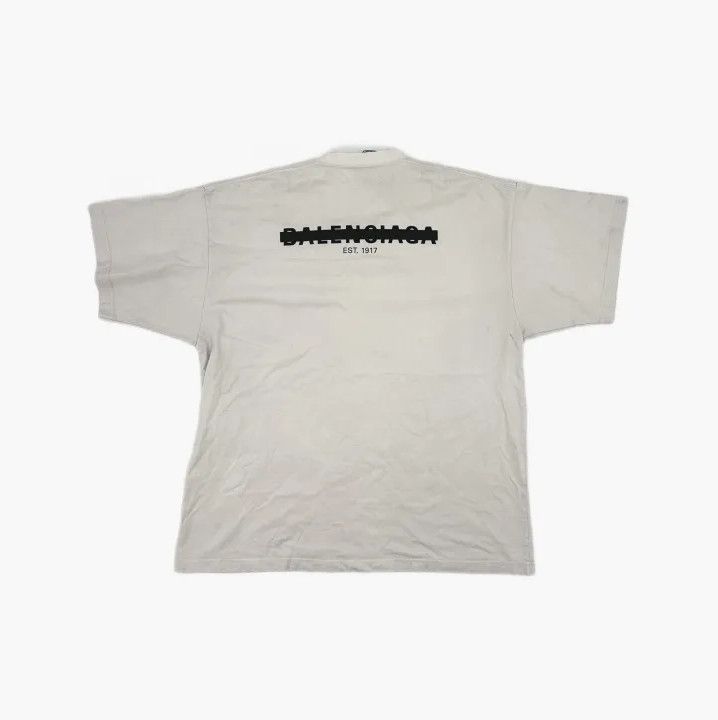Balenciaga Balenciaga FW22 Logo Print White T-Shirt Size US M / EU 48-50 / 2 - 3 Thumbnail