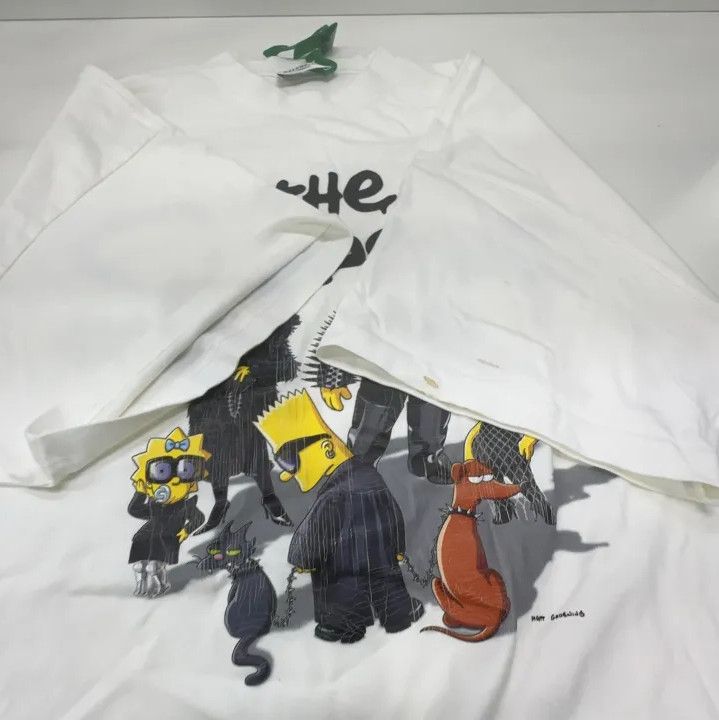 Balenciaga Balenciaga FW21 White Graphic Short Sleeve T-Shirt Size US M / EU 48-50 / 2 - 11 Thumbnail
