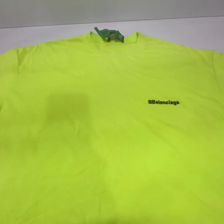 Balenciaga Balenciaga SS22 Neon Logo Print T-Shirt Size US M / EU 48-50 / 2 - 9 Thumbnail