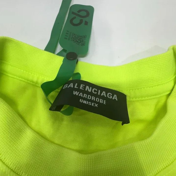 Balenciaga Balenciaga SS22 Neon Logo Print T-Shirt Size US M / EU 48-50 / 2 - 4 Thumbnail