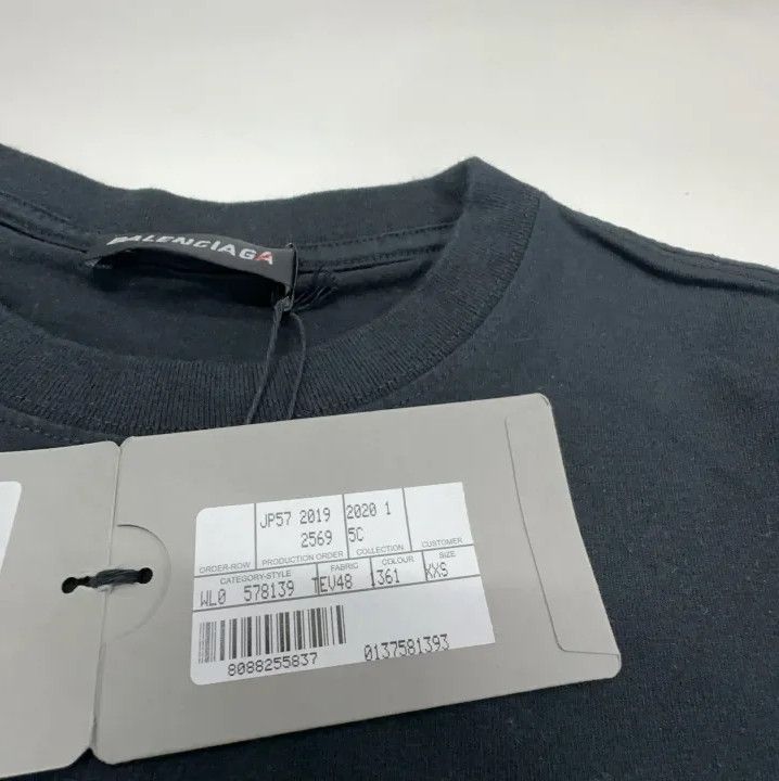 Balenciaga Balenciaga Classic Logo Short Sleeve T-Shirt Size US XXS / EU 40 - 6 Thumbnail