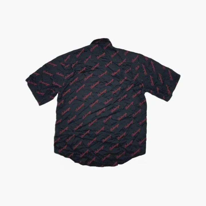 Balenciaga Balenciaga Logo Print Short Sleeve Shirt Size US M / EU 48-50 / 2 - 3 Thumbnail