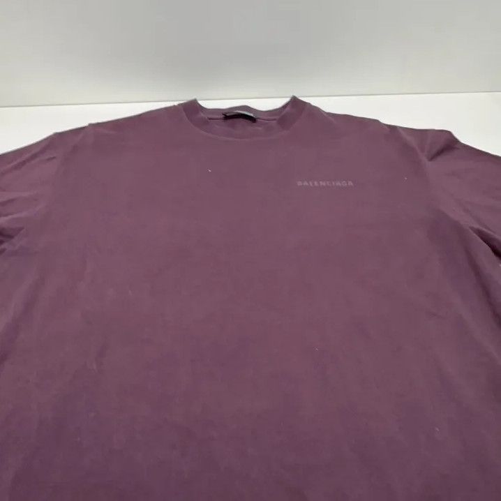Balenciaga Balenciaga Logo Loose Fit Short Sleeve Tee Size US XS / EU 42 / 0 - 7 Thumbnail