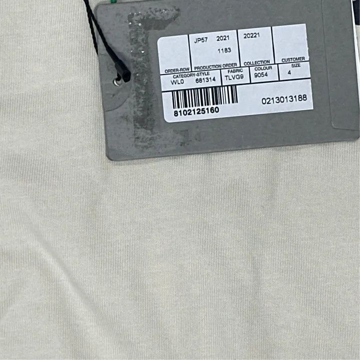 Balenciaga Balenciaga White Short Sleeve Logo T-Shirt Size US M / EU 48-50 / 2 - 5 Thumbnail