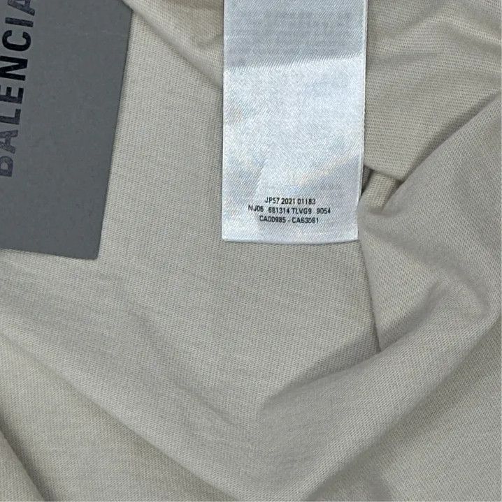 Balenciaga Balenciaga White Short Sleeve Logo T-Shirt Size US M / EU 48-50 / 2 - 3 Thumbnail