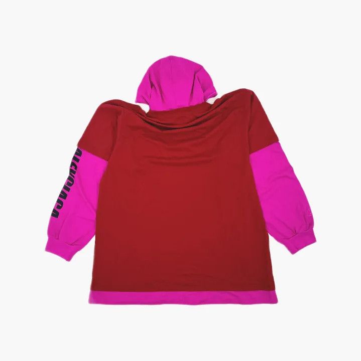 Balenciaga Balenciaga Colorblock Hoodie for Stylish Comfort Size US L / EU 52-54 / 3 - 3 Thumbnail