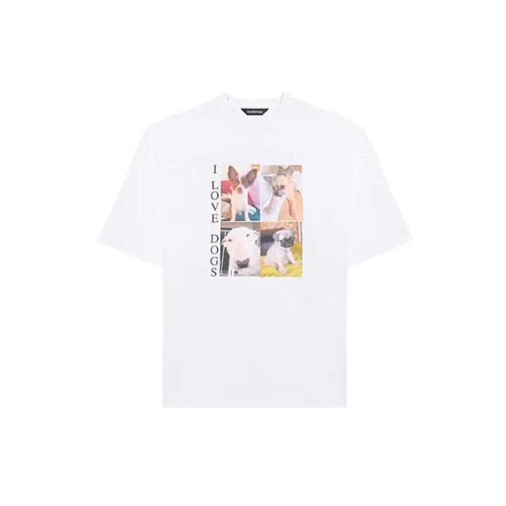 Balenciaga Balenciaga I Love Dogs Graphic T-Shirt Size US M / EU 48-50 / 2 - 2 Thumbnail
