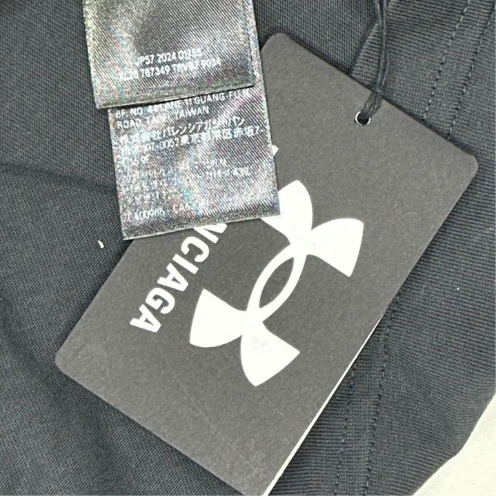 Balenciaga Balenciaga x Under Armour Logo Print Black T-Shirt Size US L / EU 52-54 / 3 - 3 Thumbnail